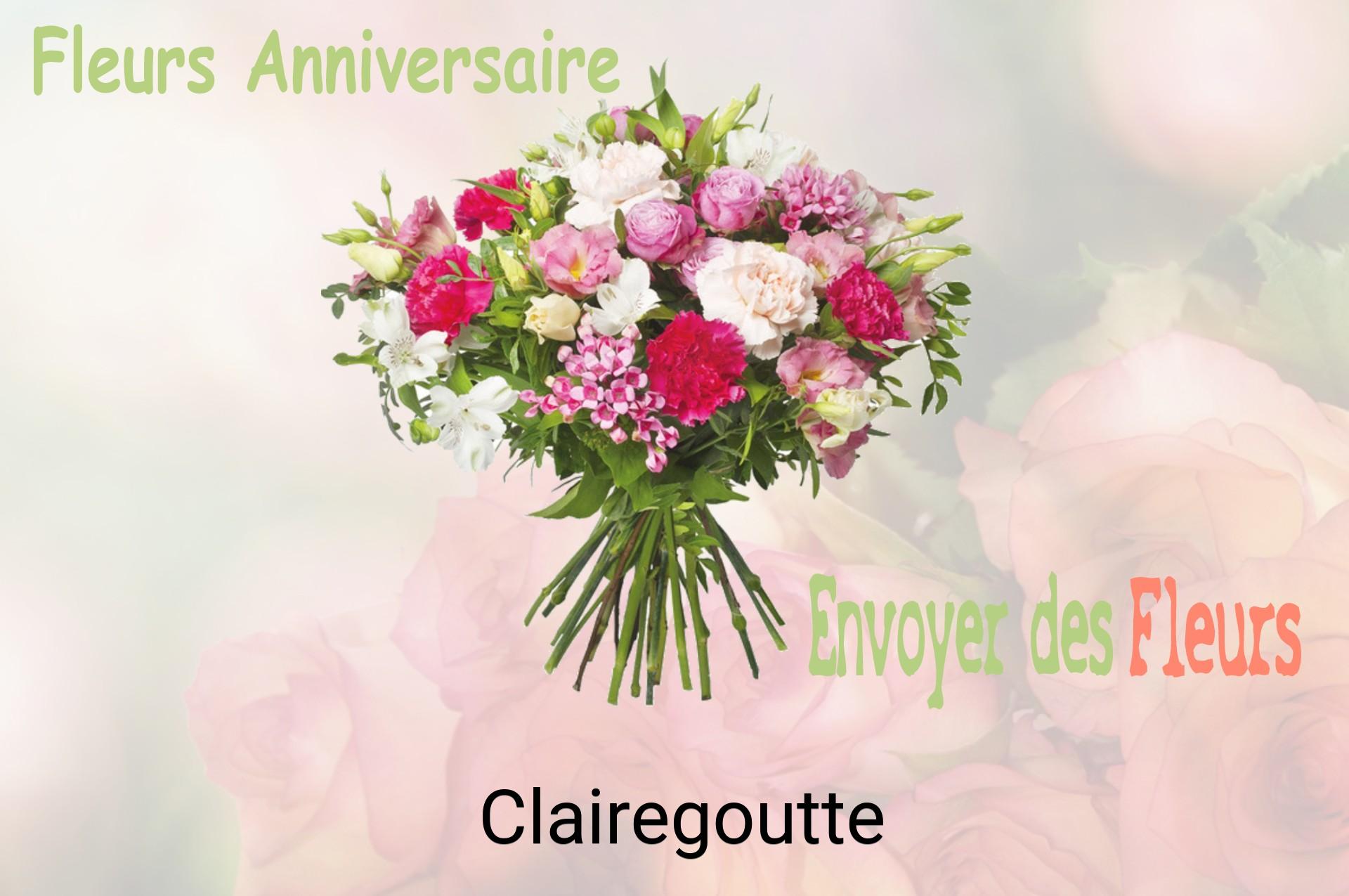 Bouquet de fleurs d’anniversaire livré à Clairegoutte